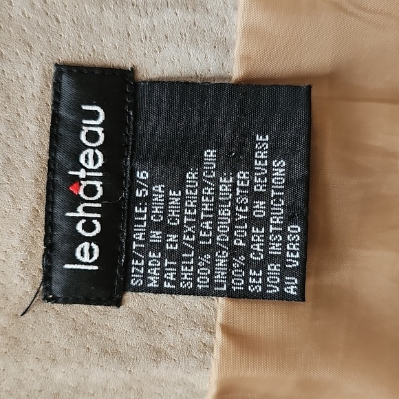 Vintage Leather Le Chateau Suede Straight Midi Skirt Size 5/6 - Picture 14 of 17